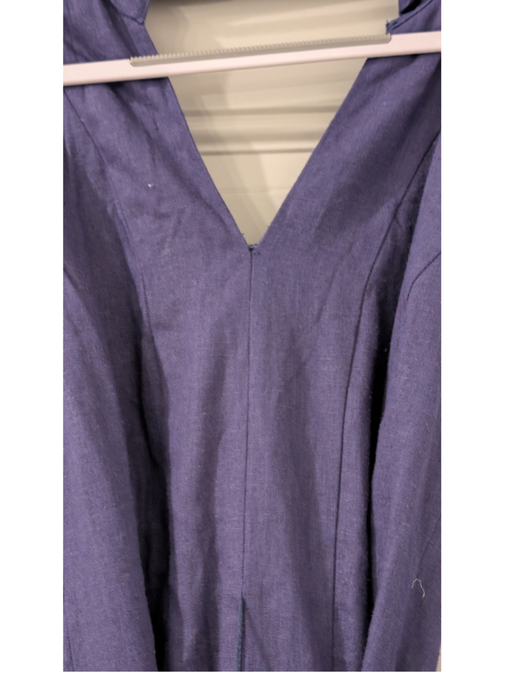 NWT Donna Karan New York Ink Blue Halter Tiered Maxi Dress Size 6 - Picture 8 of 14
